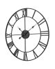 Wall Clock 24 in Roman Numerals Battery Operated Silent Clocks for Living Room