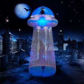 8.8 FT Halloween Inflatable UFO Yard Decoration