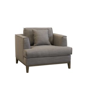 Aspen Grey Linen Chair