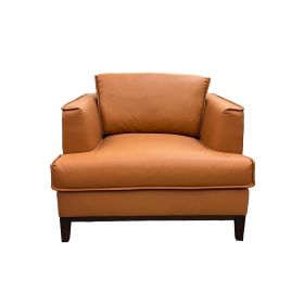 Aspen Cognac Top Grain Leather Chair