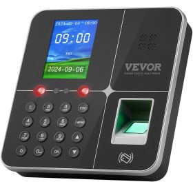 VEVOR Time Clocks for Employees Small Business with Face, Fingerprint, RFID and PIN Punching in One