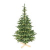 5ft Pre-Lit Christmas Tree with 200 Warm White LED Lights, 403 PE+PVC Tips, Realistic Layered Look