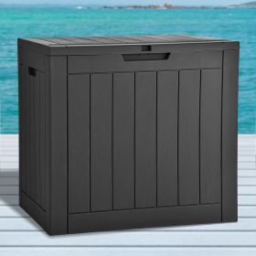 30 Gallon Outdoor Storage Chest, Ideal for Storing Patio Furnishings, Cushions, Garden Equipment