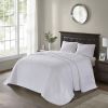 Reversible Bedspread Set White Full