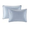 Reversible Bedspread Set Blue Queen