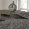 Reversible Bedspread Set Dark Grey King