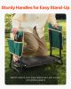 Garden Kneeler and Seat 8" EVA Pad Folding Garden Stool Heavy Duty Garden Bench
