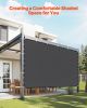 VEVOR 90% Sun Shade Cloth, 10 x 10 ft Pergola Shade Cover with Stainless Steel Grommets, Sun Shades Canopy Privacy Screen with 140 GSM HDPE Material