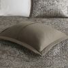 5 Piece Jacquard Bedspread Set with Throw Pillows