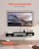 VEVOR Floating TV Stand, 59" Wall Mount Entertainment Center with Power Outlet & Cable Hole