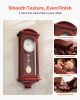 Grandfather Clock Vintage Pendulum Wall Clock 26.7 in with Quartz Movement