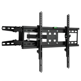 TMDS-204 32-70 Inch Double Pendulum Large Base TV Stand With A Load Capacity Of 50KG (Color: black)