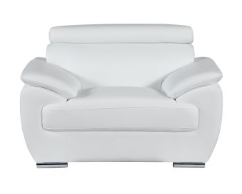 Genuine Leather Chair (Color: as Pic)